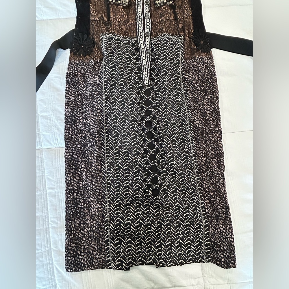 Byron Lars Beguile Multicolor Anthropologie Allusion Sheath Dress Size 4 NWOT - Picture 2 of 11